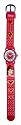 Disney - Baby Watch - Montre Pédagogique enfant - Fille Tiny - Quartz Analogique - La belle - Bracelet Plastique 3D Rouge