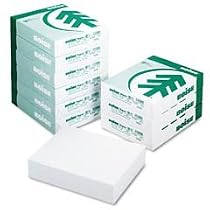 Aspen™ Recycled 3 Hole Office Paper, 20 lb., 8 1/2 x 11, White, 5,000 Sheets/Ct (CAS054901P) Category: Pre-Perfed/Punched Paper