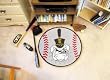 Citadel Bulldogs 29" Round Baseball Floor Mat (Rug)