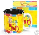 Big 50 Birthday Mug With Decorative Gift Box Inexpensive Birthday Gift