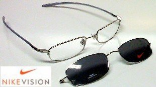 Nike Flexon 9082 with Magnetic Polarized sunglass Clip-on