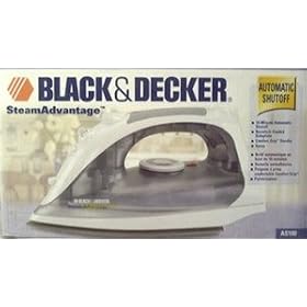 Black & Decker AS100BD Non Stick Steam / Dry Auto Off Iron