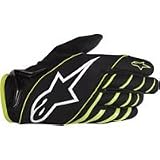 ALPINESTARS MOAB GLOVES (LARGE) (BLACK/GREEN)