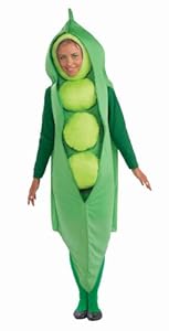 Unisex - Adult Peas Costume, Green, Upto Chest Size 42