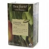 Tea Forte Organic Green Tea, Green Mango Peach, 16 bags Lowest Price !! See Lowest Price Here Cheap Tea Forte Organic Green Tea, Green Mango Peach, 16 bags Best Selling