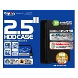 タイムリー GROOVY 2.5"HDD CASE IDE接続2.5"HDD専用/ブラック IDE-CASE2.5 BK