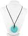 Nuby Teething Trends Hanging Pendant Teething Necklace - Aqua
