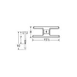 MCM 10101-71701 Stainless Steel H Single Burner