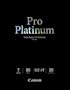 Canon Photo Paper Pro Platinum, 8.5 x 11 Inches, 20 Sheets (2768B022)