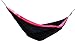 Double Camping Hammock - Lightweight Portable Nylon Parachute - Best for Hiking, Backpacking, Travel, Outdoors, Beach, Yard - Includes Rope, Aluminum Carabiners, and Tree Protectors