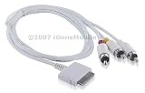 Creative Zen Vision M MP3 Player Audio Video AV TV RCA Cable