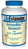 Arthromax Advanced with UC-II &amp; Apr?sFlex 60 capsules-PACK-3 by LifeExtension
