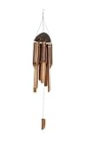All Natural Handmade Bamboo Chime - Antique Coconut Design