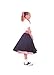 Poodle Skirt for Girls Size Medium 7/8/9 Black with Pink