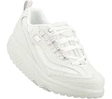 31Se21TfavL. SL160  Skechers Womens Shape Ups Metabolize Fitness Walking Shoe,White/Silver,8 M US