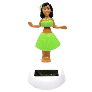Solar Power Motion Toy - Hula Girl