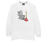 Toilet & Plunger - Long Sleeve T-Shirt