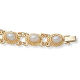 Sim. Pearl Link Bracelet 7 1/2