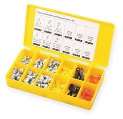 Westward 3APF4 Grease Fitting And Cap Kit, SAE