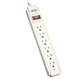 Tripp Lite TLP604 6-Outlet Surge Protector (790 Joules, 4ft Cord)