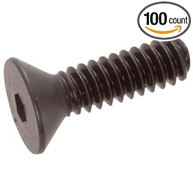 6-32 Coarse Thd., 1/4 Lg., Brighton Best Flat Head Socket Head Cap Screws (100 Per Box)