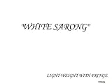 Solid Color Double Width Scarf in White