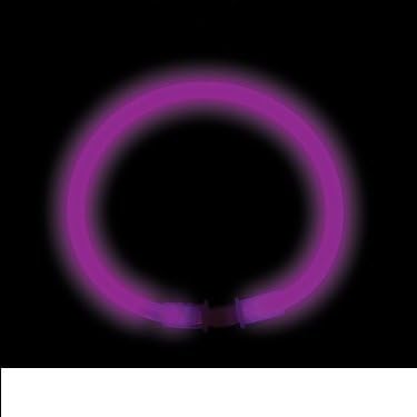8" Glow Bracelet - (Box of 50) (Purple)