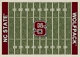 North Carolina State Wolfpack 5 4 x 7 8 NCAA Home Field Area Rug