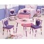 Levels of Discovery Royal Princess Table & Chair Set with Music/Jewelry Box