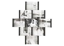 Aero 9-Opening Photo Frame - Black (4x6")