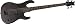 Dean Zone XM Bass Guitar, Transparent Black