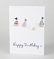 Handmade Boats Birthday Card Handmade Boats Birthday Card