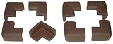 Kidkusion Toddler Corner Kushions Brown - 4 Pack