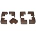 Kidkusion Toddler Corner Kushions Brown - 4 Pack