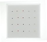 STERLING SILVER NOSE STUD WITH COLOR CZs (20 Pieces) 10mm Total Length