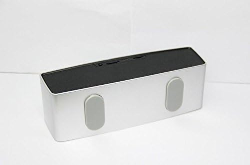 Wireless HIFI Portable wireless Bluetooth Speaker double subwoofer loudspeakers mini USB music speakers sound box boombox (WHITE)