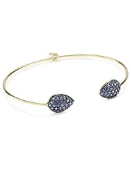 Jemma Wynne "Prive" Blue Sapphire Pear Bangle Bracelet
