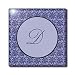Elegant letter D in a round frame surrounded by a 