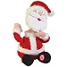 Silly Santa Clause Plush Animated Toy Bobblehead