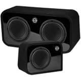 Bassworx HSR10G Single 10-InchSealed Enclosure (Black)