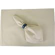 Bistro Ecru Textured Placemats and Napkins