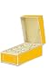 Semikolon Business Card File Box, Dividers A to Z, Sun Yellow (3230001)
