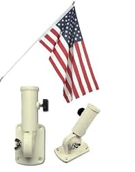 New Adjusting Nylon Wall Bracket Hanging Flagpole Mount