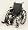 Adult Lightweight Wheelchair, Detachable Armrests, Elevating footrests