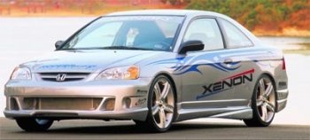 01-05 Honda Civic Left Side Skirt - 10203