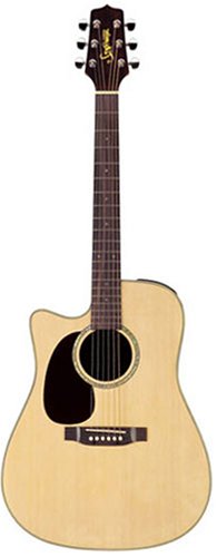 Childrens Toyshop  Musical Instruments : Takamine EG530SC-LH Left Handed Dreadnought Solid Top Cutaway Acoustic-Electric Guitar