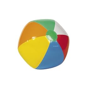 Inflatable 6-Color Beach Balls (1 dz)