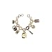 DKNY NY4357 Ladies Gold Dial Charm Bracelet Watch