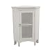 Madison Avenue Corner Floor Cabinet - White