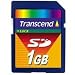 Transcend 1 GB SD Flash Memory Card TS1GSDC